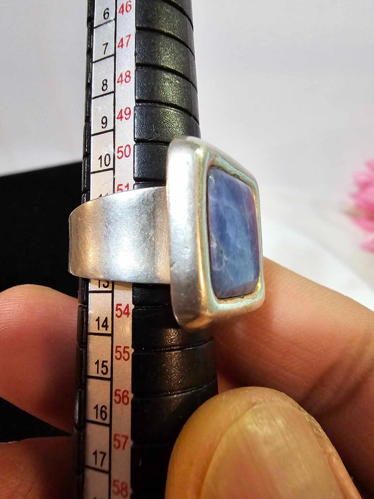 Marked Tempus 925 sterling adjustable ring Sz 6.5… - image 3