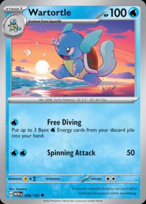 Pokemon Wartortle (8/210) 151 LP | eBay