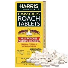 Harris Roach Tablets, Boric Acid Roach and Insects Killer with Lure, Alternative