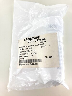 NOS - Corning CCH-CP24-A8 Panel 12 LC Duplex 24 Fiber 62.5 um MM OM1 NEW