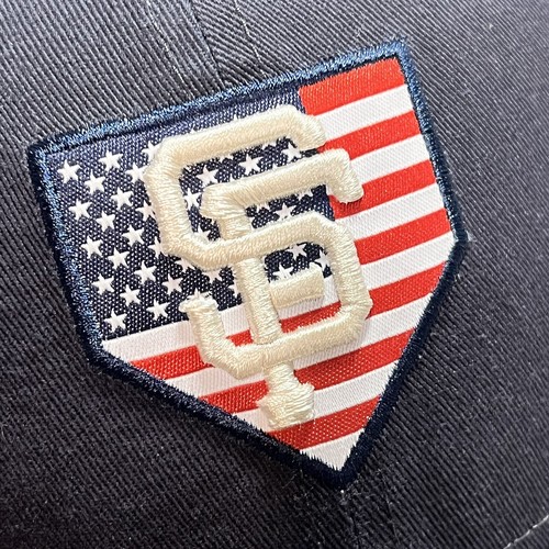 San Francisco Giants USA Home of the Brave New Era Trucker Hat 9Forty Cap MLB - Picture 10 of 10