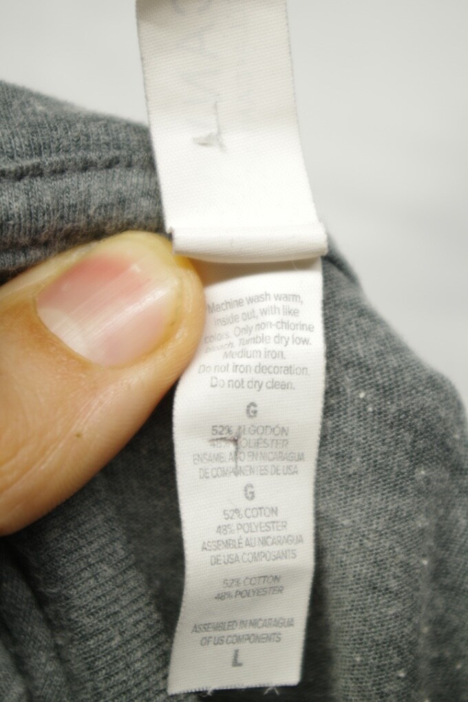 ALTRA T shirt grigia grande RECORD THEATER Music Store Buffalo NY dal 1976