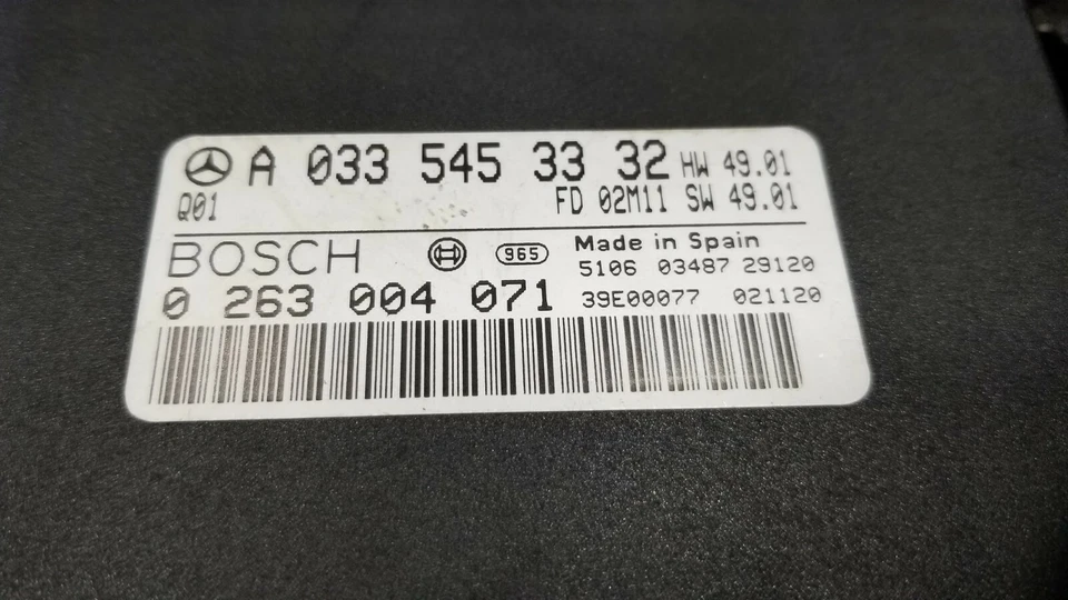 03 04 05 06 MERCEDES-BENZ W220 S55 AMG PDC PARKTRONIC MÓDULO DE CONTROLE DO SISTEMA FABRICANTE DE EQUIPAMENTO ORIGINAL - Imagem 4 de 4