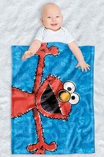 Sesame Street Fleece Baby Blanket, 30"x40", Elmo Character