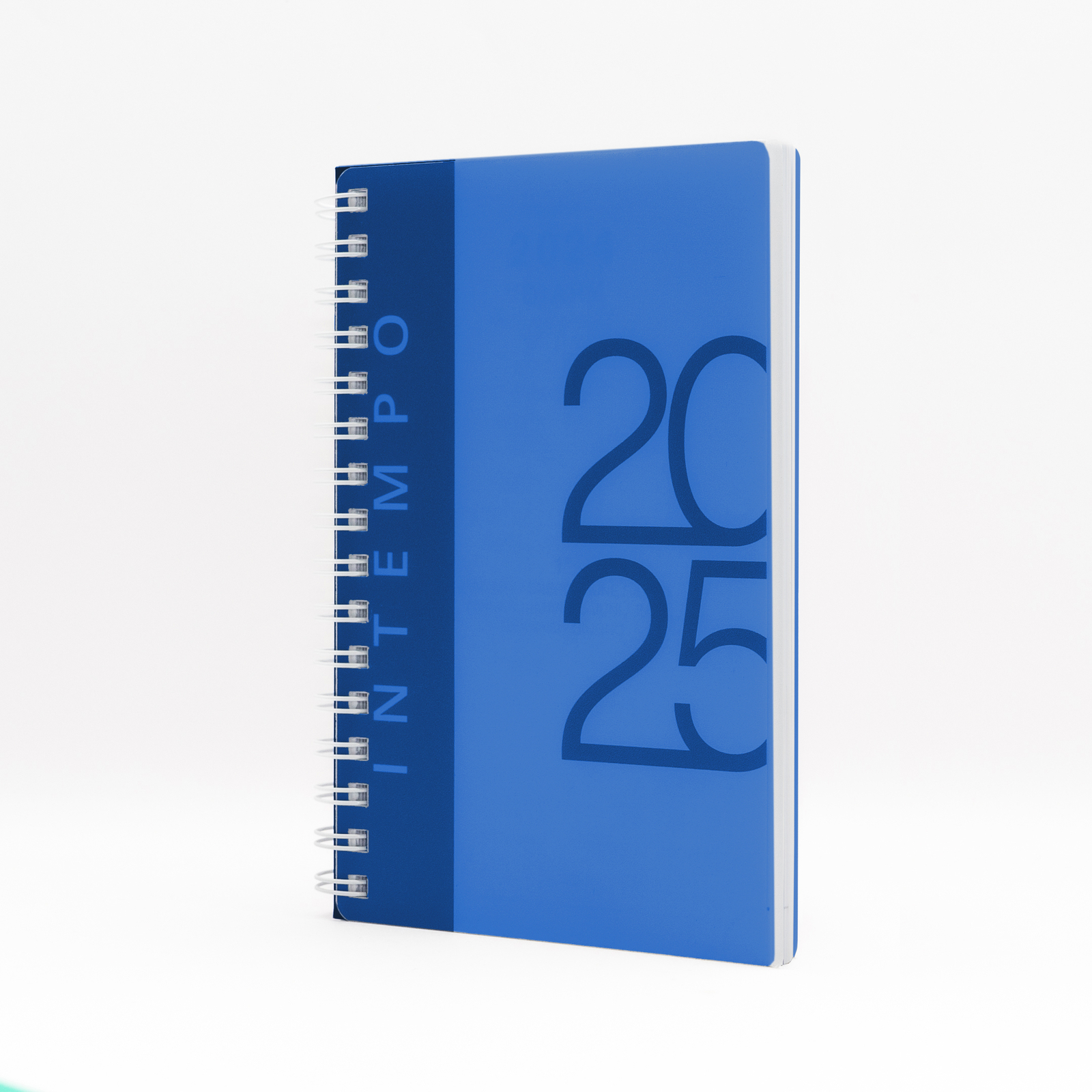 InTempo Agenda Settimanale Spiralato Sintetica Polipropene 2025 17X24 Blu