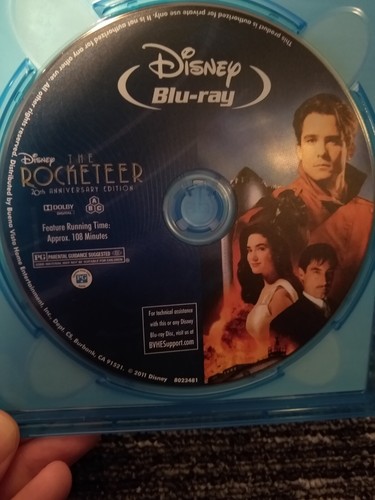The Rocketeer Blu-ray Movie (1991) **OOP** Out Of Print Disney 2011 - Picture 4 of 10