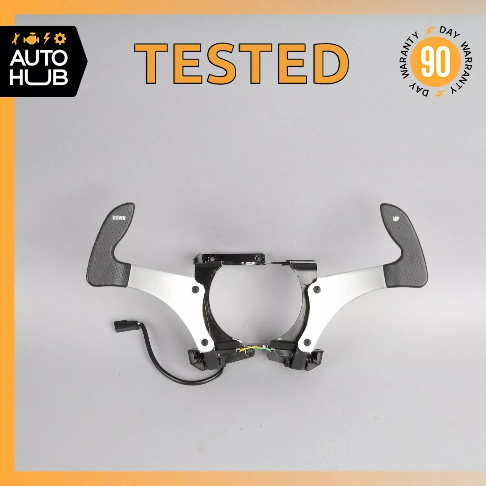 02-04 Maserati Coupe M138 4200 GT Steering Wheel Paddle Shifters Set 204134 OEM