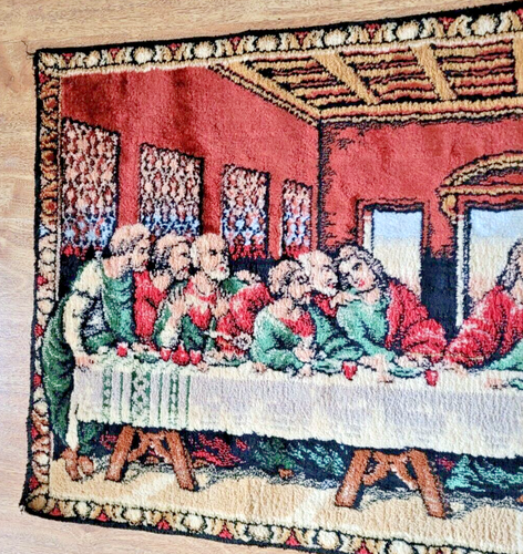 Tapiz de la Última Cena del Señor de 38" x 19" de colección sin marca - Imagen 5 de 7