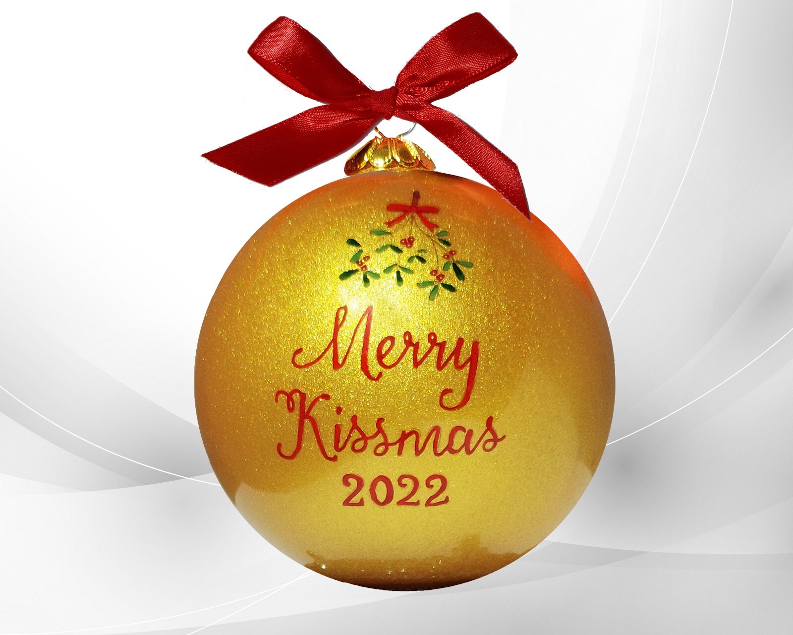 Li Bien 2022 Merry Kissmas Ornament