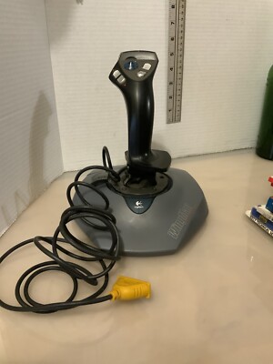 Logitech Wingman Extreme Digital 3D J-ZA10 PC Joystick w/ USB Adapter