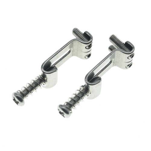Stainless Steel Vintage Bridge Saddles Guitar Saddles fits Strat/Stratocaster - Picture 27 of 66