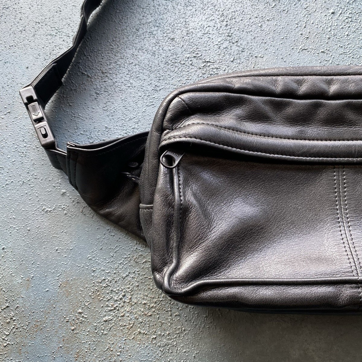 【noa】XJAPANテイクアウトバッグ PORTER DASH! Leather Messenger Bag Fanny Pack Mini Bag Pouch