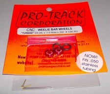 NEW "HO SCALE" DRAG TIRES, FRONT TURBINE 208E RED ALSO CAN BE USED ON 1/24 
