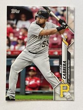 TOPPS 2020 MELKY CABRERA #313 OUTFIELD PITTSBURGH PIRATES BASEBALL CARD