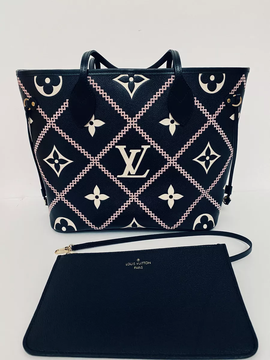 Louis Vuitton Black Neverfull LV M46040– TC