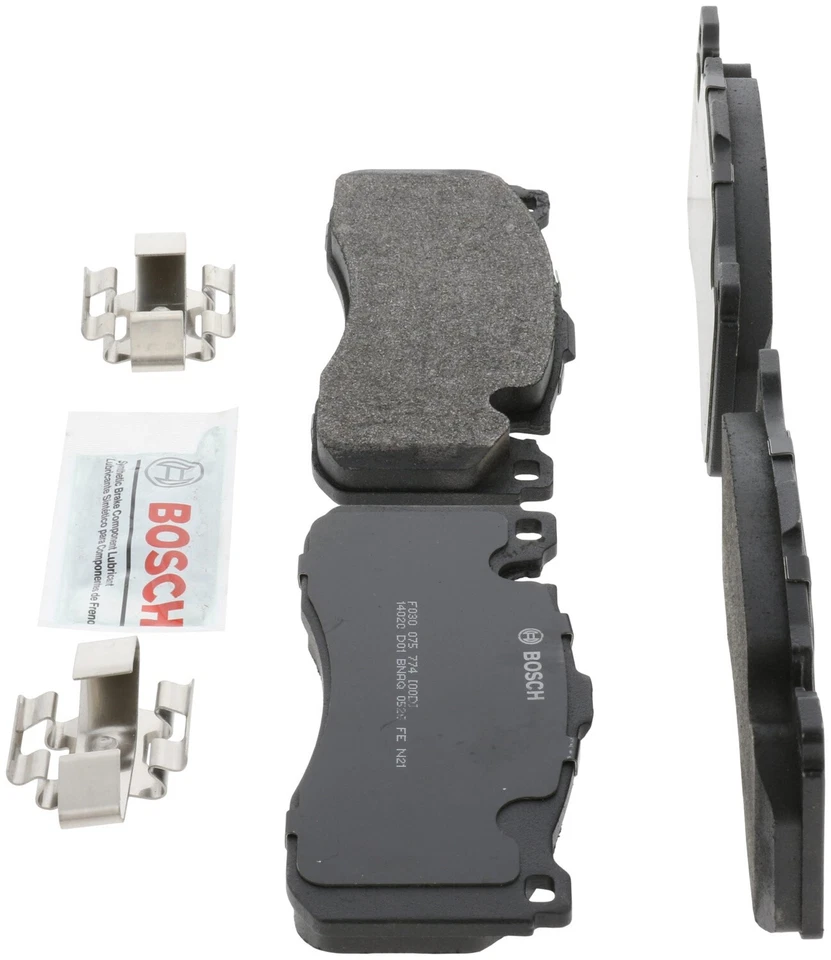 Pastillas de freno delanteras Bosch QuietCast semimetálicas para BMW 135i 2008-2013 Foto 2 de 4