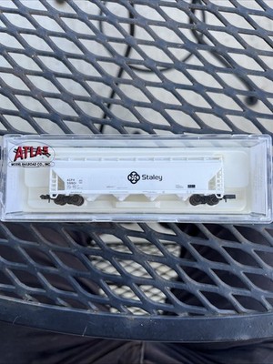 Atlas, N scale, #3958,ACF 4 Bay center flow a. E. Stanley, NIB