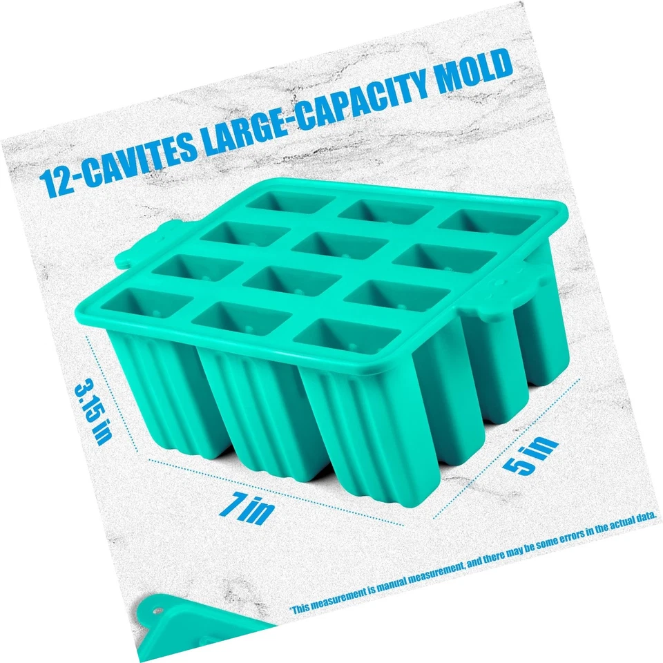 Popsicles Molds, Silicone ice Pop Mold Food Grade Cakesicles Mold For ice Cre... - Image 2 of 4