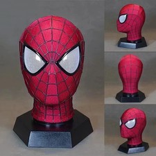 Spider-Man 4 Brand New Day Mask w/ Straps Headgear Faceshell Eyes Cosplay Props