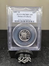 1997- W Statue of Liberty 1/4 oz Platinum PR-70 DCAM PCGS 2957.72 per troy oz