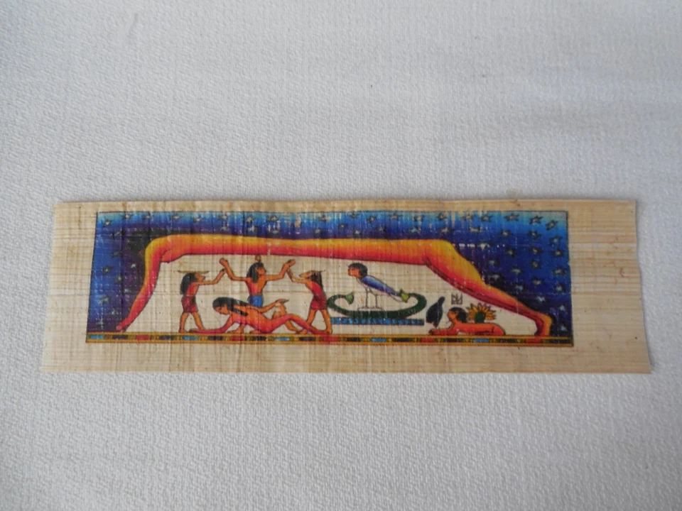 Marque page en papyrus décor Egyptien - Photo 1/1