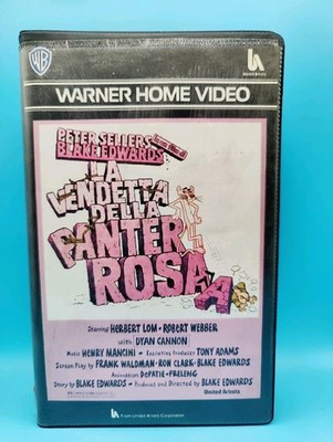VHS film LA VENDETTA DELLA PANTERA ROSA peter sellers 1985 WARNER MANCINI