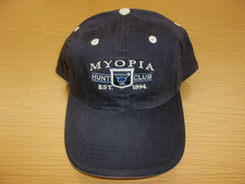 Ahead The Myopia Hunt Club Est 1894 Top 100 Cotton Twill Golf Hat Navy ~NEW~