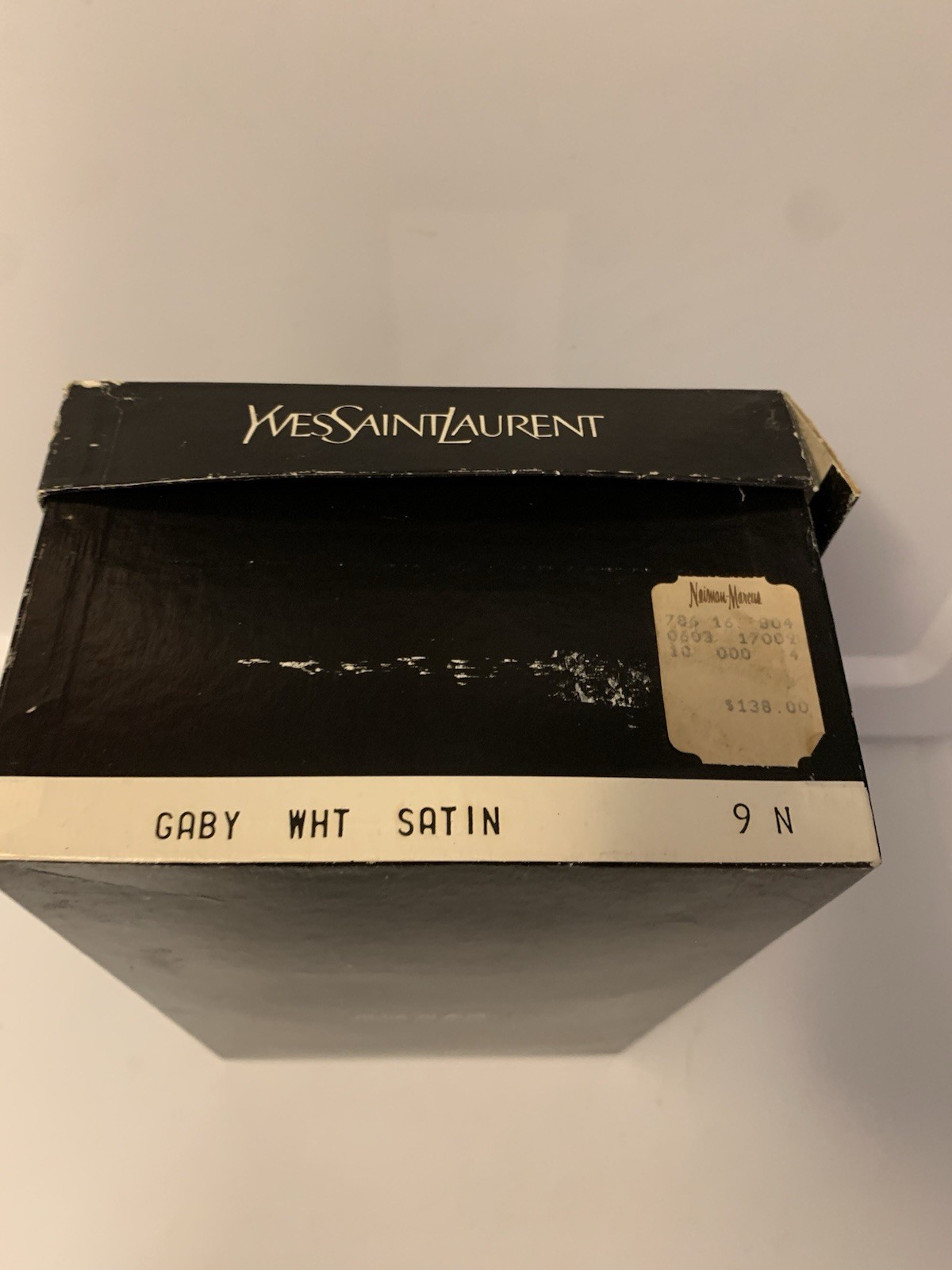 YVES SAINT LAURENT Womens Sz 8.5M Satin Heel thumbnail 13