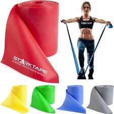 Resistance Bands 8 Yards Bulk Rolls Latex-Free Elastic Physical Therapy Band
