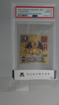 Charizard #D124 Super DX Gold Sticker PSA 10 Pokemon #101611123
