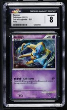 CGC 8 Deoxys SL1 Call Of Legends Holo Pokemon Card