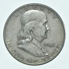 Better 1948 US Franklin 90% Silver Half Dollar Coin Collection Set Break *718