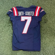 2024 Juju Smith-Schuster Team Issued Navy New England Patriots Jersey