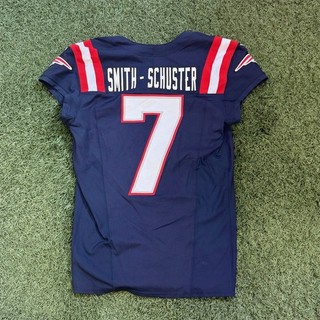 2024 Juju Smith Schuster Team Issued Navy New England Patriots Jersey