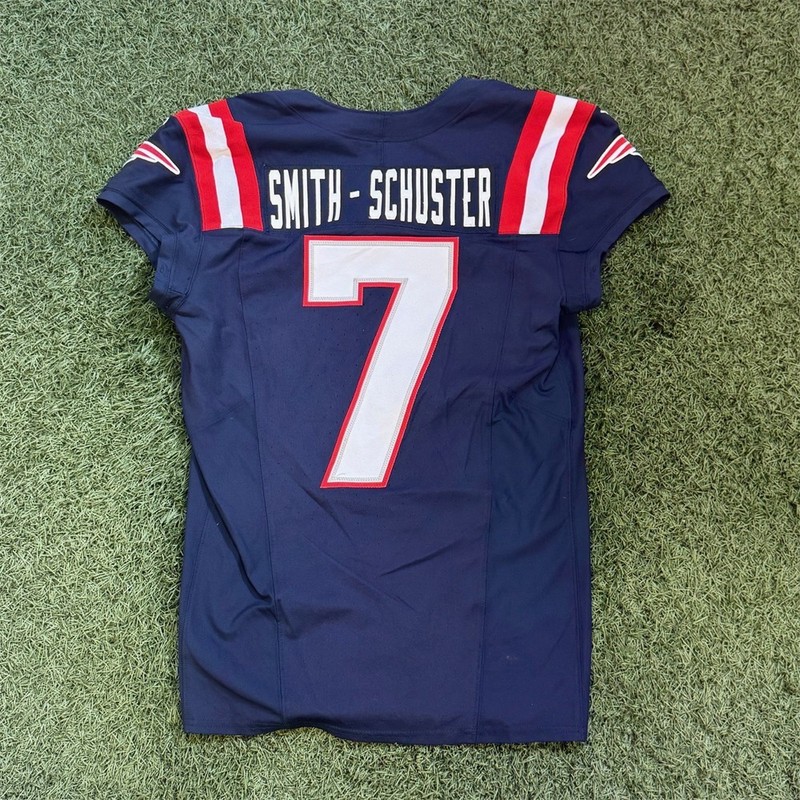 2024 Juju Smith-Schuster Team Issued Navy New England Patriots Jersey