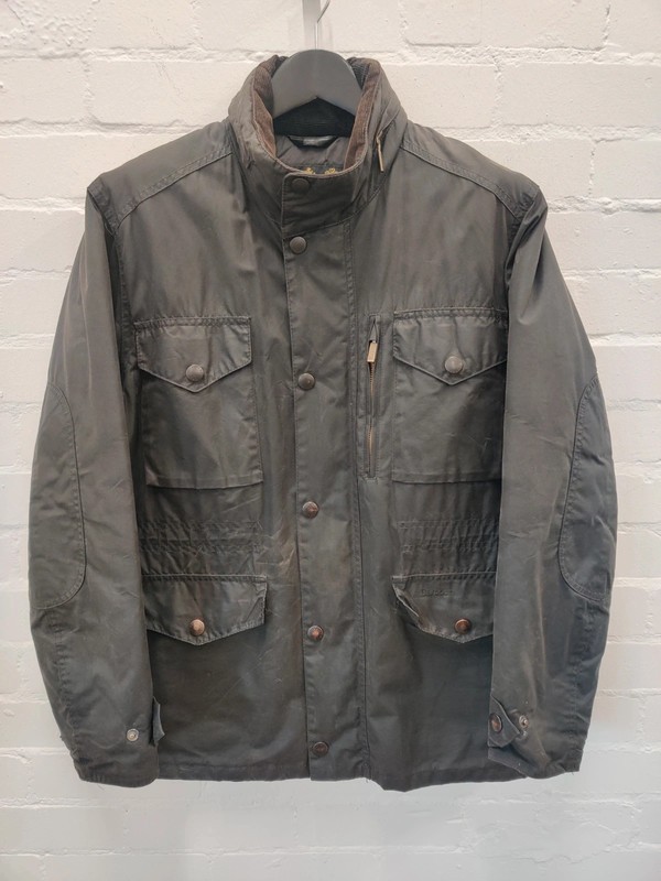 Barbour Sapper Winter Wax Jacket Black - Medium