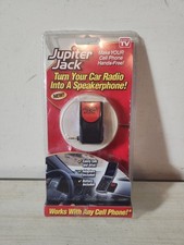 Jupiter Jack Cellular Cellphone Hands Free Car Speakerphone Converter 6 Adapters