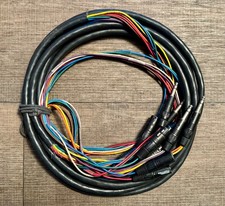 4ch 25' Insert Snake 4 TRS to 4 M XLR & 4 F XLR
