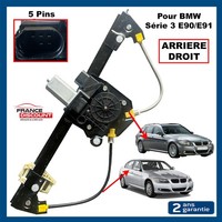 Fensterheber Hinten Rechts FüR BMW Serie 3 E90 E91 - 67626927026 51357140590