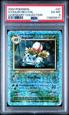 2002 Pokemon Legendary Collection #47 Ivysaur Reverse Foil PSA 6 EX-MT