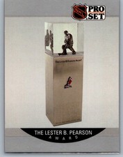 1990-91 Pro Set #386 The Lester B. Pearson Award