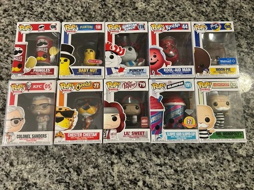 Funko Pop! Vinyl Ad Icons Lot Of 10