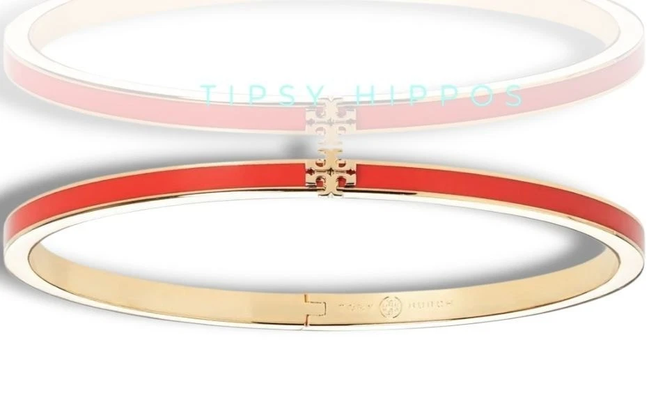 Красный и золотой браслет Kira Tory Burch - Изображение 3 из 4