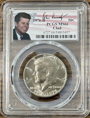 1976 D Bicentennial Kennedy Half Dollar PCGS MS66 | eBay