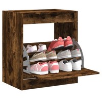 Schuhschrank RäUchereiche 60X42X69 Cm Holzwerkstoff