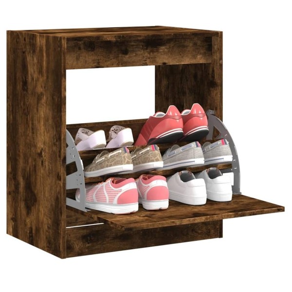 Schuhschrank RäUchereiche 60X42X69 Cm Holzwerkstoff-image