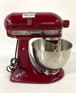 KitchenAid KSM90 300W Ultra Power Stand Mixer White Tested Working