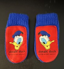 Vintage 1980's Toddler Size 2-4 Walt Disney Donald Duck Children's Mittens