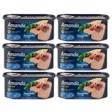 555 Amanda Original Cod Roe &ndash; Pressed Seafood, High Protein - 6 x 200g Tins
