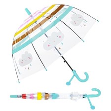 Umbrella Clear Bubble Umbrellas for Rain,Transparent Dome Safety Windproof Um...